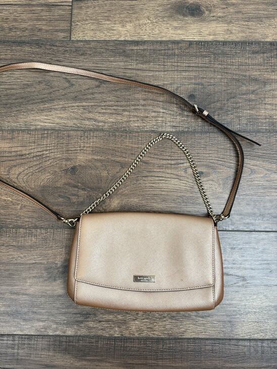 kate spade Handbags - Kate Spade New York Greer Laurel Way Rose Gold Saffiano Leather Crossbody Bag